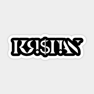 KR!$T!AN - Logo1 Sticker